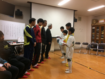 卒団式